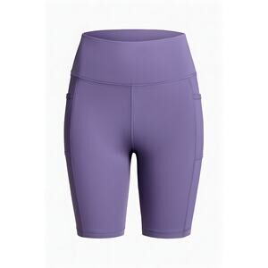 FIGS Women's Biker Shorts W22KW2006 NWT (DLV) Dark Lavender XS